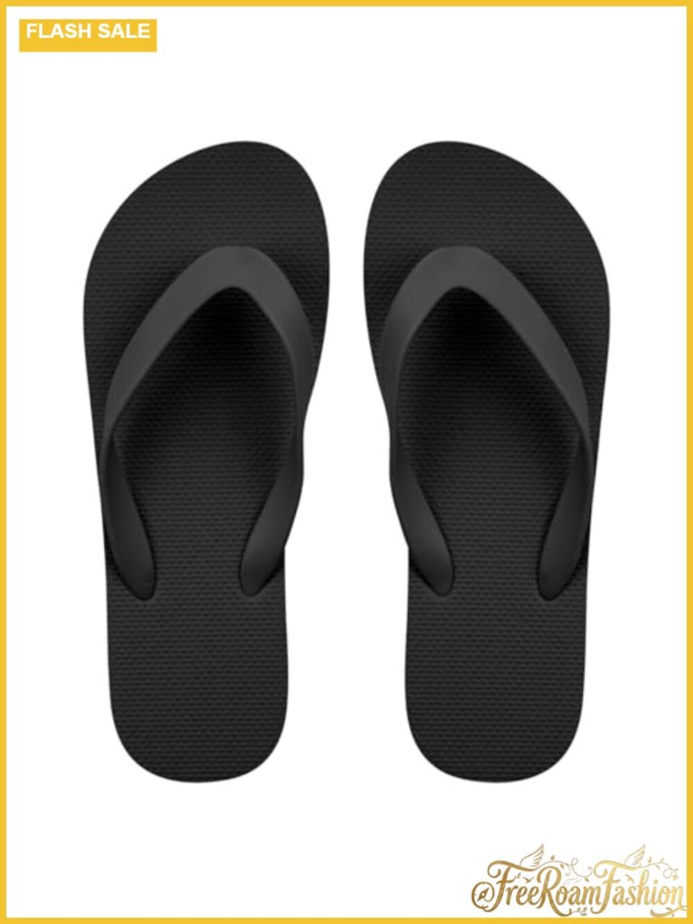 Unisex Rubber Platform Flip Flops Lightweight Non-Slip Beach Sandals
